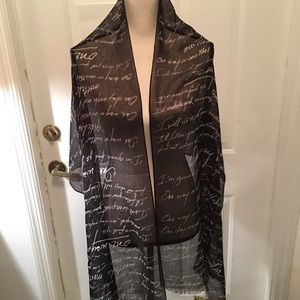 Oblong scarf